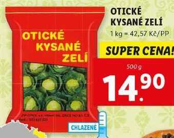 Lidl Otické kysané zelí, 500 g nabídka