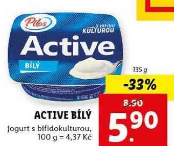 Lidl Active bílý, 135 g nabídka