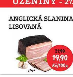 RABBIT řeznictví Anglická slanina lisovaná 100g nabídka