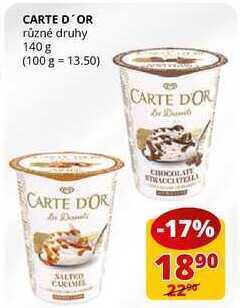 Flop Carte d'or různé druhy 140 g nabídka