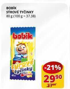 Flop Bobík sýrové tyčinky 80 g nabídka