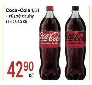 Žabka Coca-cola 1,5 l nabídka