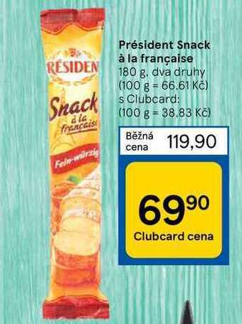 Tesco Président snack à la française 180 g nabídka