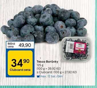 Tesco Tesco borůvky 125 g nabídka