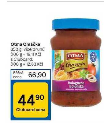 Tesco Otma omáčka 350 g nabídka