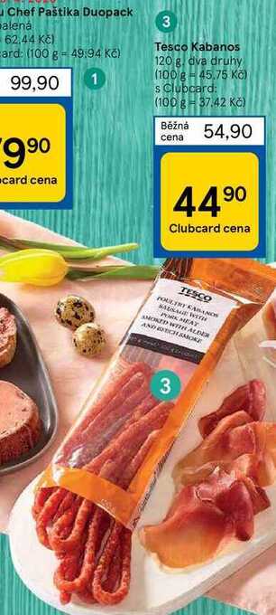 Tesco Tesco kabanos 120 g nabídka