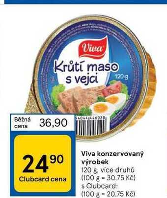 Tesco Viva konzervovaný výrobek 120 g nabídka
