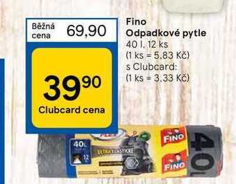 Tesco Fino odpadkové pytle 401, 12 ks nabídka