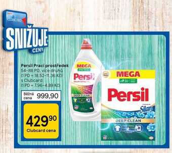 Tesco Persil prací prostředek 54-88 pd nabídka