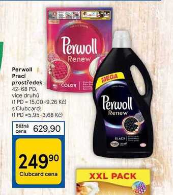 Tesco Perwoll prací prostředek 42-68 pd nabídka