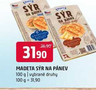 Terno Madeta sýr na pánev 100 g nabídka
