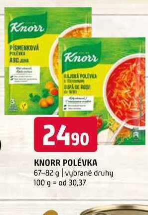 Terno Knorr polévka 67-82 g nabídka