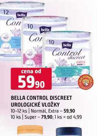 Terno Bella control discreet urologické vložky 10-12 ks nabídka