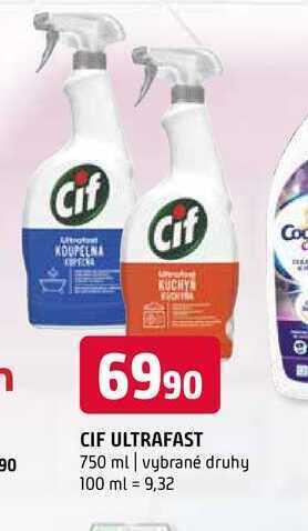 Terno Cif ultrafast 750 ml nabídka