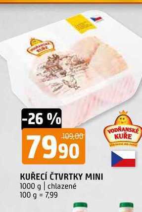 Terno Kuřecí čtvrtky mini 1000 g nabídka