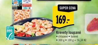 Albert Krevety loupané chlazené balené 300 g nabídka