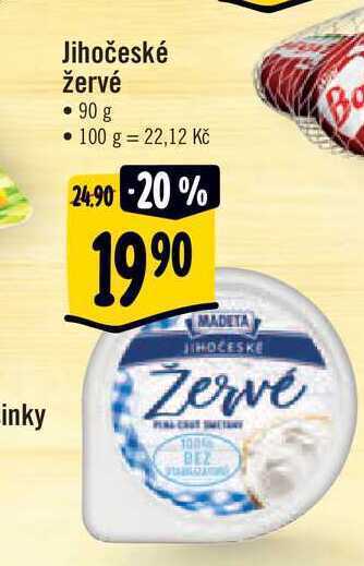 Albert Jihočeské žervé • 90 g nabídka