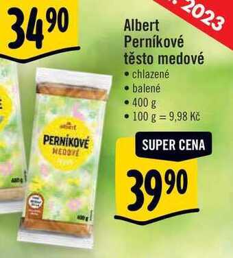 Albert Albert perníkové těsto medové 400 g nabídka