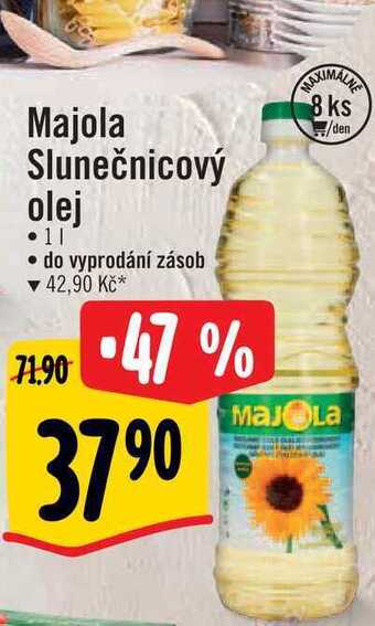 Albert Majola slunečnicový olej  1 l nabídka