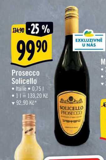 Albert Prosecco solicello 0,75 l nabídka
