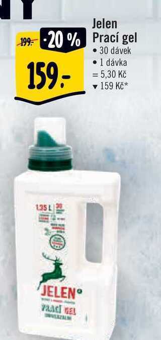 Albert Jelen prací gel 30 dávek nabídka