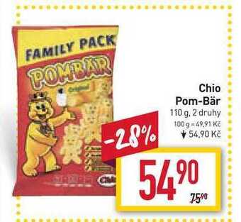 Billa Chio pom-bär 110 g nabídka
