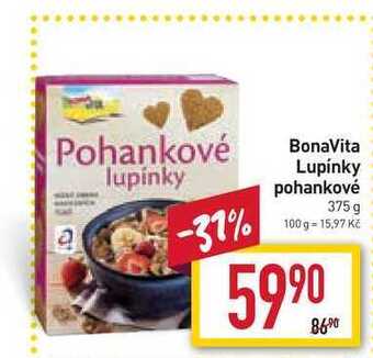 Billa Bonavita lupínky pohankové 375 g nabídka