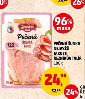 Penny Market Pečená šunka nejvyšší jakosti řezníkův talíř, 100 g nabídka