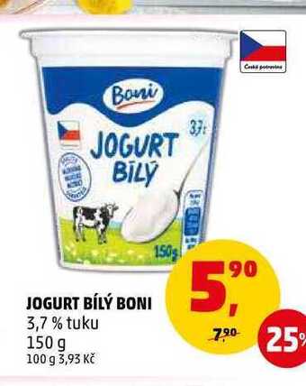 Penny Market Jogurt bílý boni, 150 g nabídka