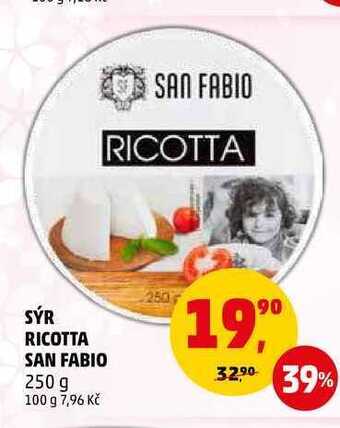 Penny Market Sýr ricotta san fabio, 250 g nabídka