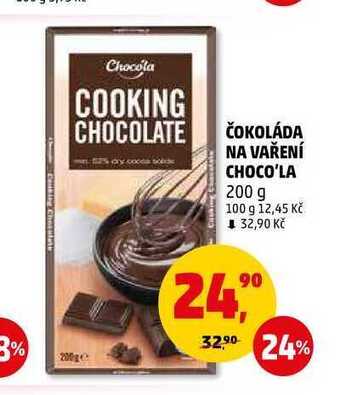 Penny Market Čokoláda na vaření choco'la, 200 g nabídka