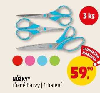 Penny Market Nůžky, 3 ks nabídka