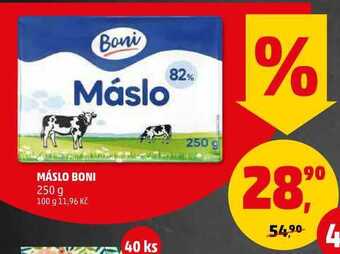 Penny Market Máslo boni, 250 g nabídka