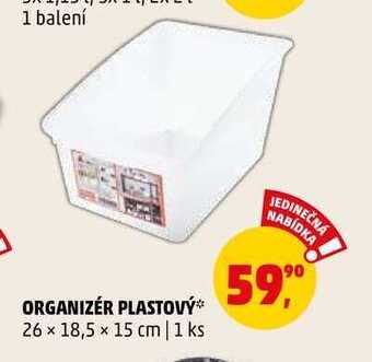 Penny Market Organizér plastový, 1 ks nabídka
