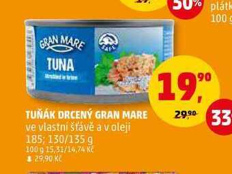 Penny Market Tuňák drcený gran mare, 185 g nabídka