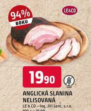 Trefa Le & co anglická slanina 100g nabídka