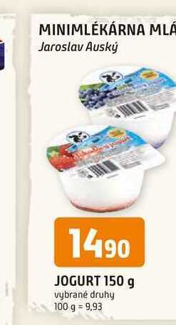 Trefa Jogurt 150 g vybrané druhy nabídka