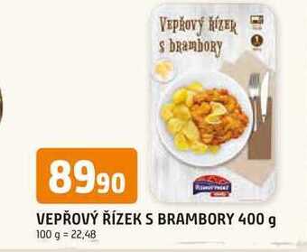Trefa Vepřový řízek s brambory 400 g nabídka