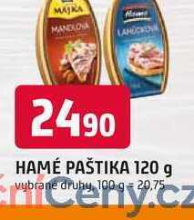 Trefa Hamé paštika 120g, vybrané druhy nabídka