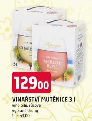Trefa Vinařství mutěnice 3 l nabídka