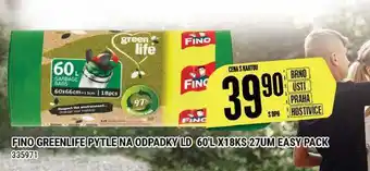 Tamda Foods Fino greenlife pytle na odpadky ld 60'l x18ks 27um easy pack 335971 nabídka