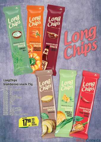 Tamda Foods Long chips nabídka