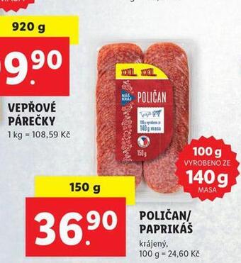 Lidl Poličan nabídka