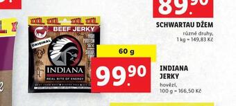 Lidl Indiana jerky nabídka