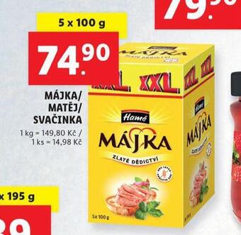 Lidl Hamé májka / matěj / svačinka nabídka