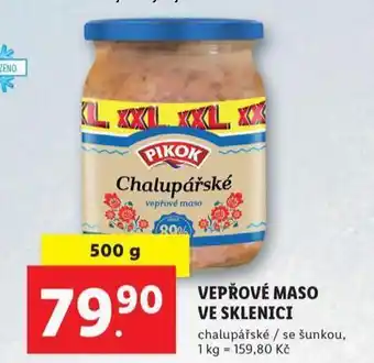 Lidl Vepřové maso ve sklenici nabídka