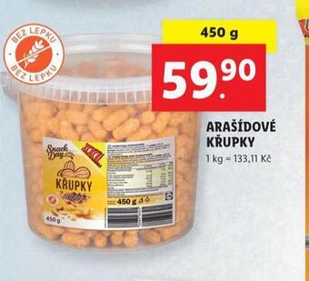 Lidl Arašídové křupky nabídka