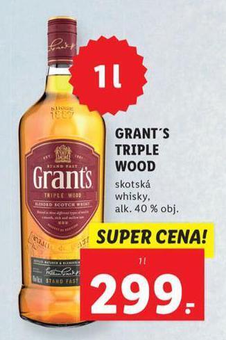 Lidl Grant´s triple wood nabídka