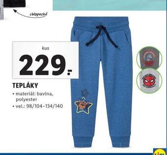Lidl Tepláky nabídka