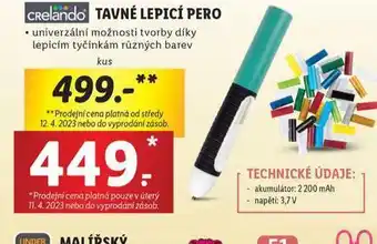 Lidl Tavné lepicí pero nabídka